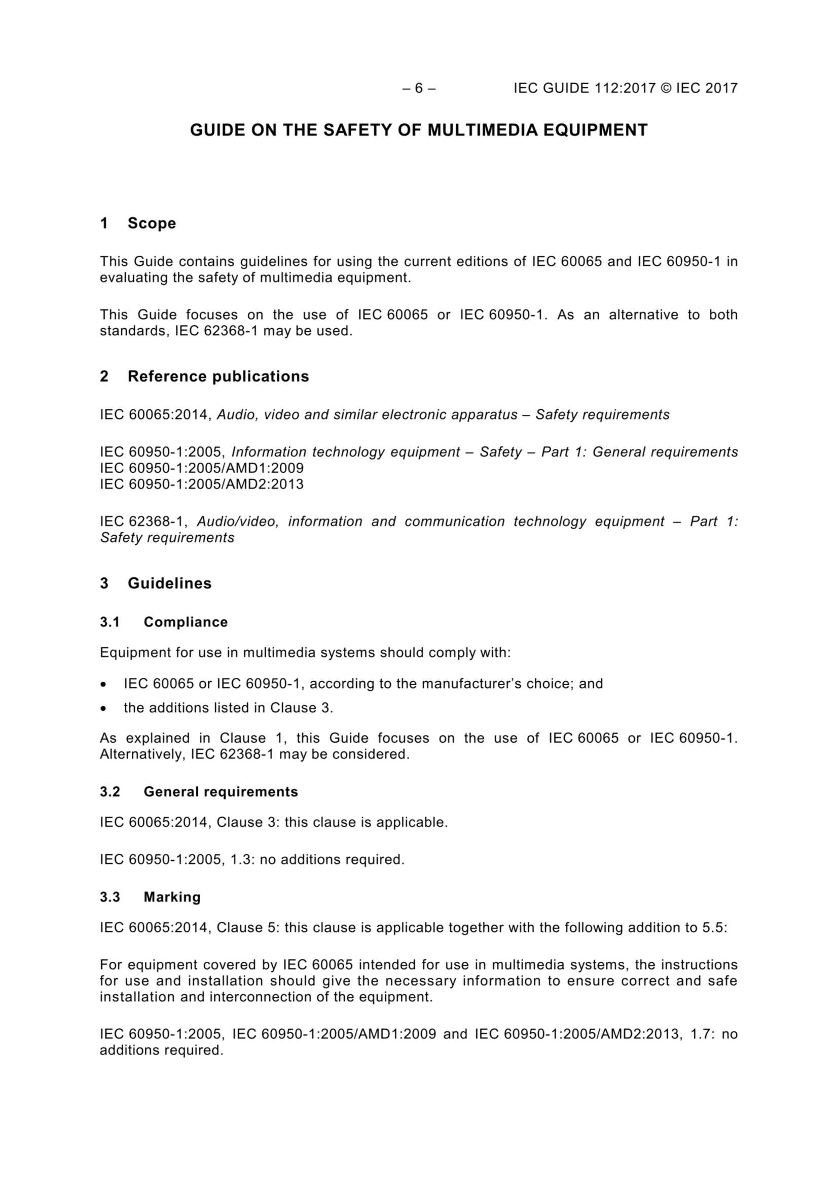 IEC GUIDE 112 (2017) (Ed4.0) Guide on The Safety of Multimedia Equipment 多媒体设备安全指南_8.Png