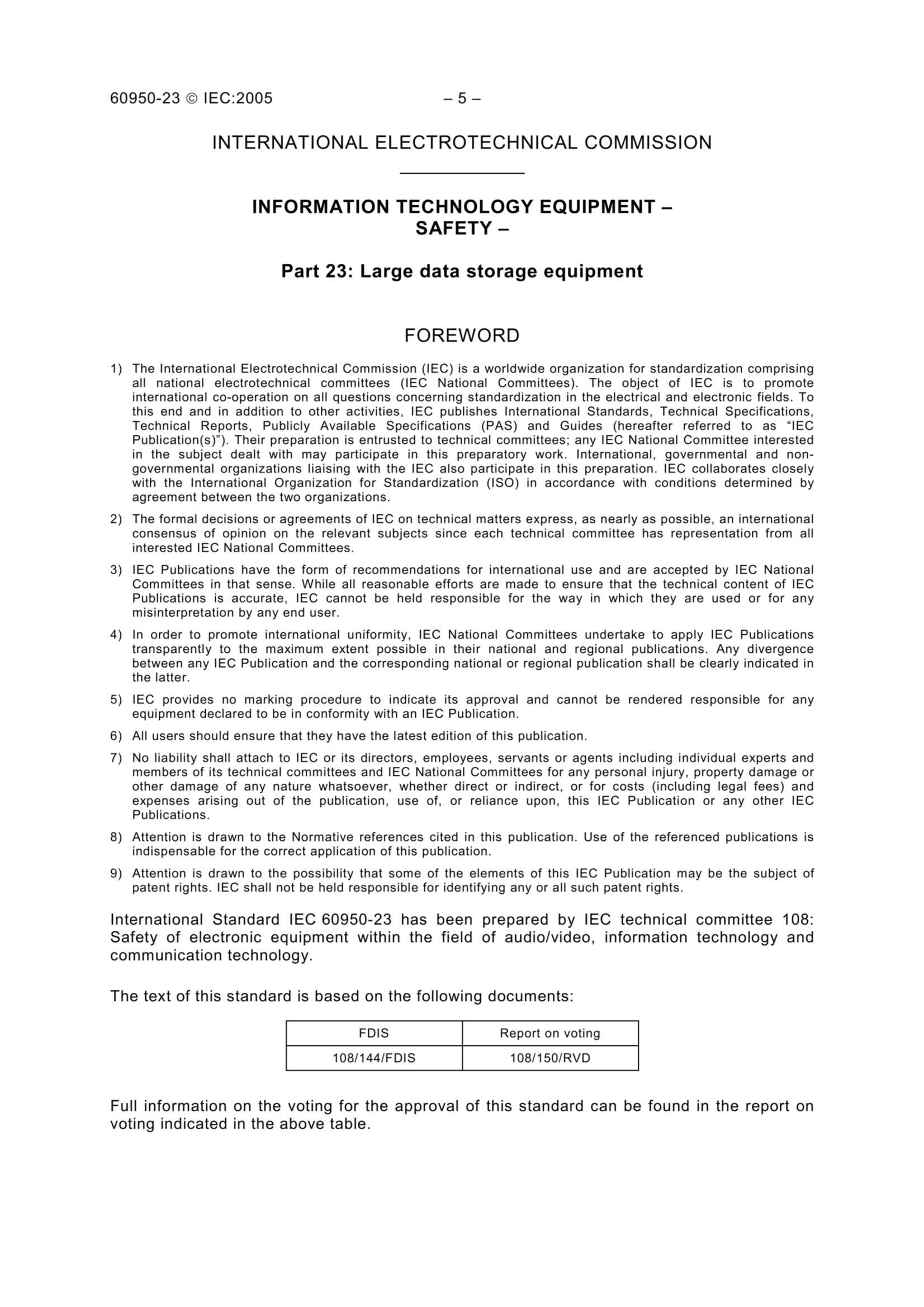 IEC 60950-23 (2005) (Ed1.0) Information Technology Equipment – Safety – Part 23 Large Data Storage Equipment 信息技术设备 - 安全 - 第23部分 大型数据存储设备_5.Png