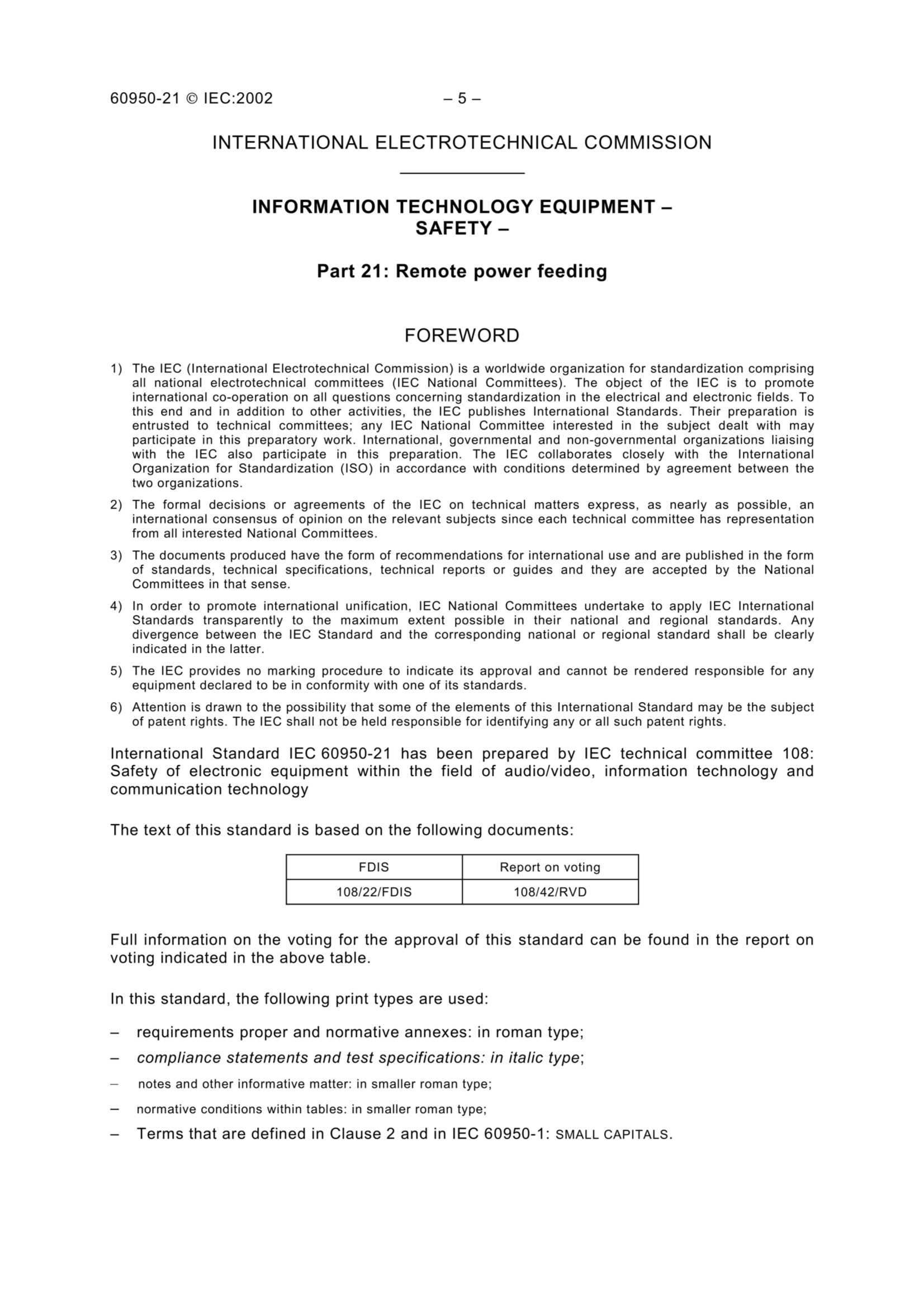 IEC 60950-21 (2002) (Ed1.0) Information Technology Equipment – Safety – Part 21 Remote Power Feeding 信息技术设备 - 安全 - 第21部分 _7.Png