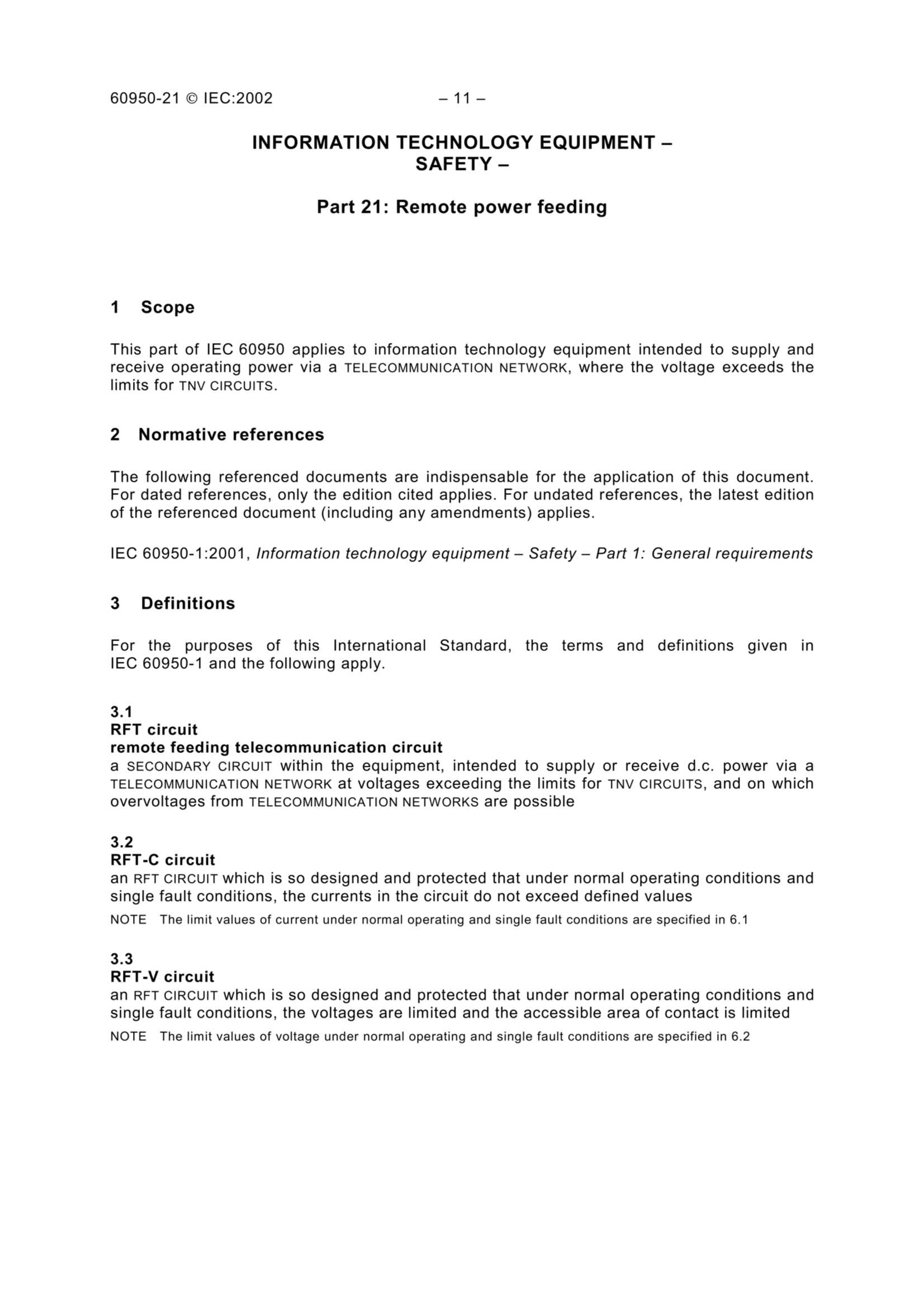 IEC 60950-21 (2002) (Ed1.0) Information Technology Equipment – Safety – Part 21 Remote Power Feeding 信息技术设备 - 安全 - 第21部分 _13.Png