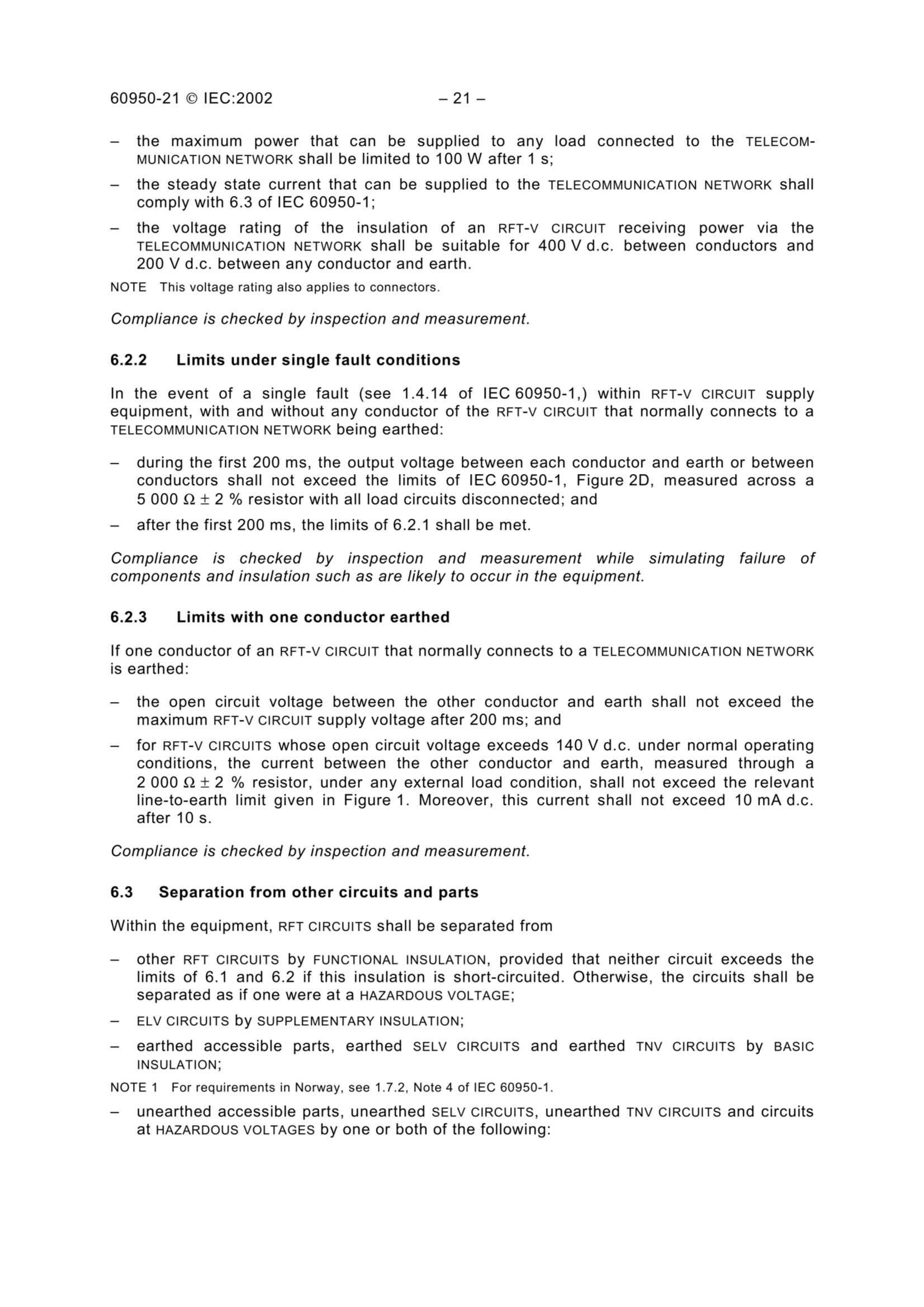IEC 60950-21 (2002) (Ed1.0) Information Technology Equipment – Safety – Part 21 Remote Power Feeding 信息技术设备 - 安全 - 第21部分 _23.Png