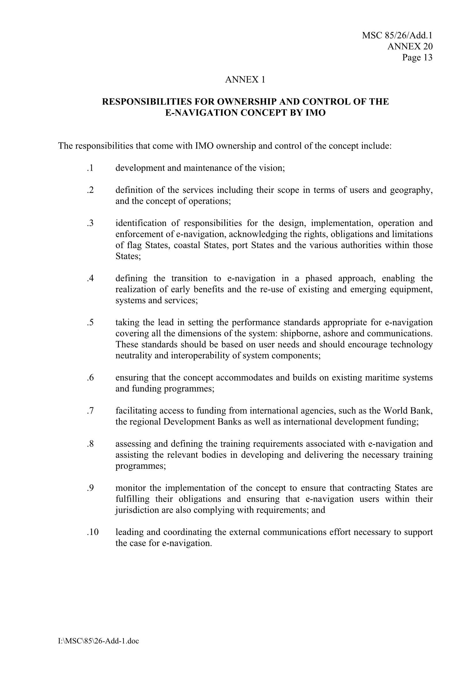 MSC 85 - annex 20 - Strategy for the development and implementation of e-nav_13.Png
