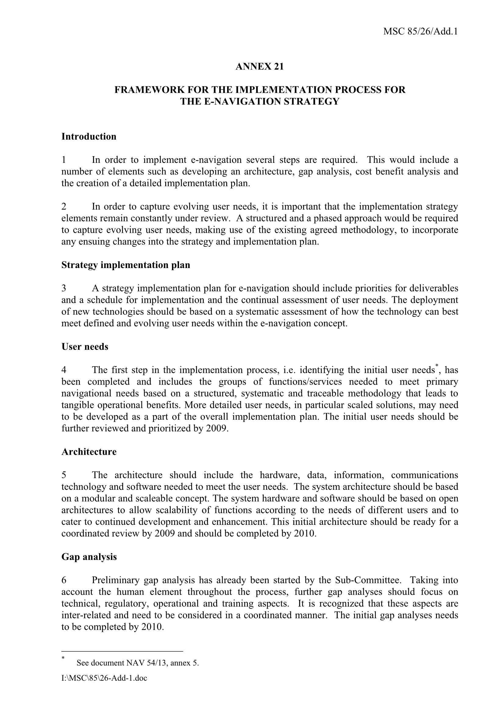 MSC 85 - annex 21 - Framework for the implementation process for the e-nav strategy_1.Png