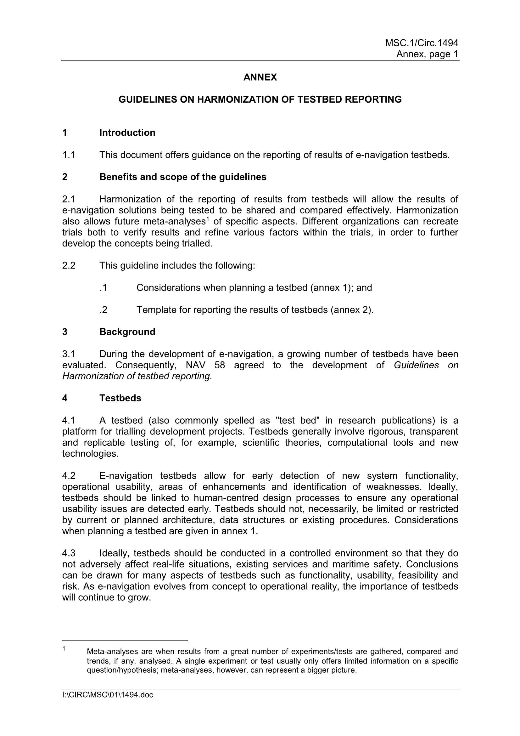 MSC.1-Circ.1494 - Guidelines On Harmonization Of Testbed Reporting (Secretariat)_2.Png