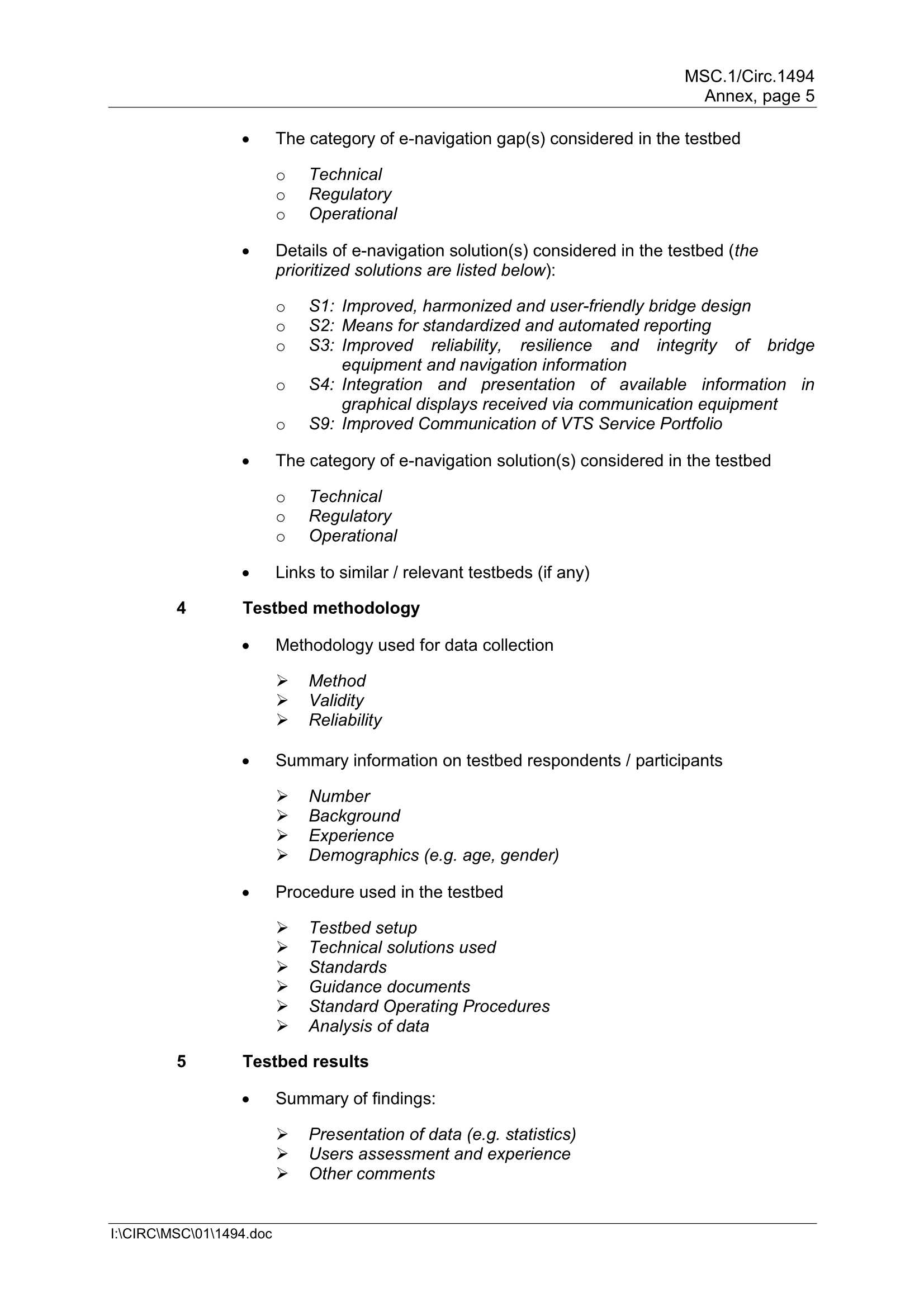 MSC.1-Circ.1494 - Guidelines On Harmonization Of Testbed Reporting (Secretariat)_6.Png
