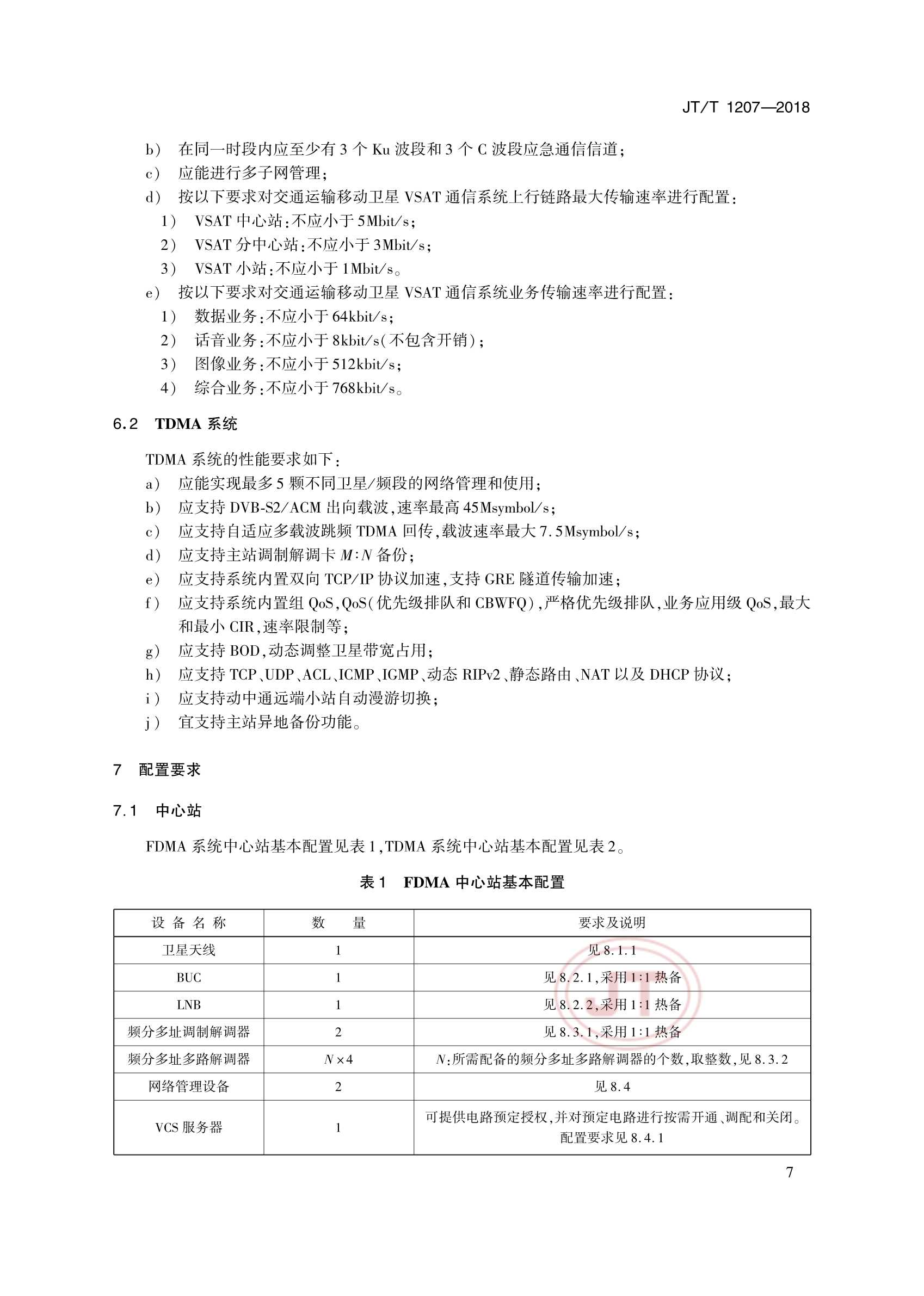 JTT 1207-2018 交通运输移动卫星VSAT通信系统_12.Png