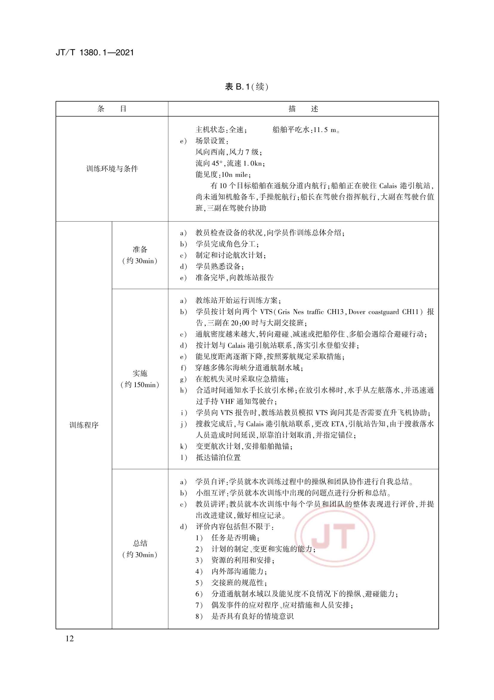 JTT 1380.1-2021 海船船员培训模拟器训练要求 第1部分：船舶操纵模拟器_15.Png