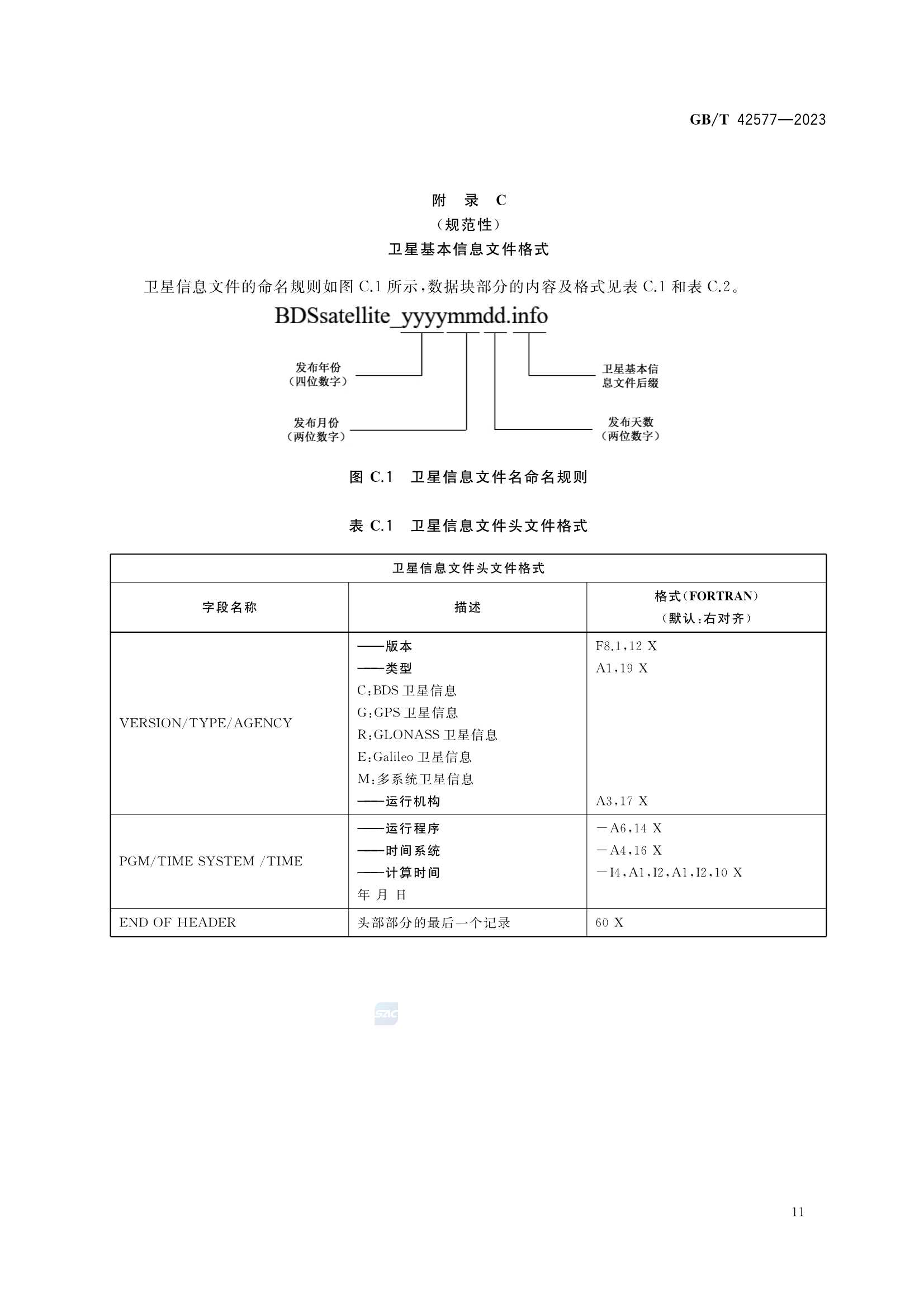 GBT 42577-2023 北斗-全球卫星导航系统（GNSS）卫星高精度应用参数定_14.Png