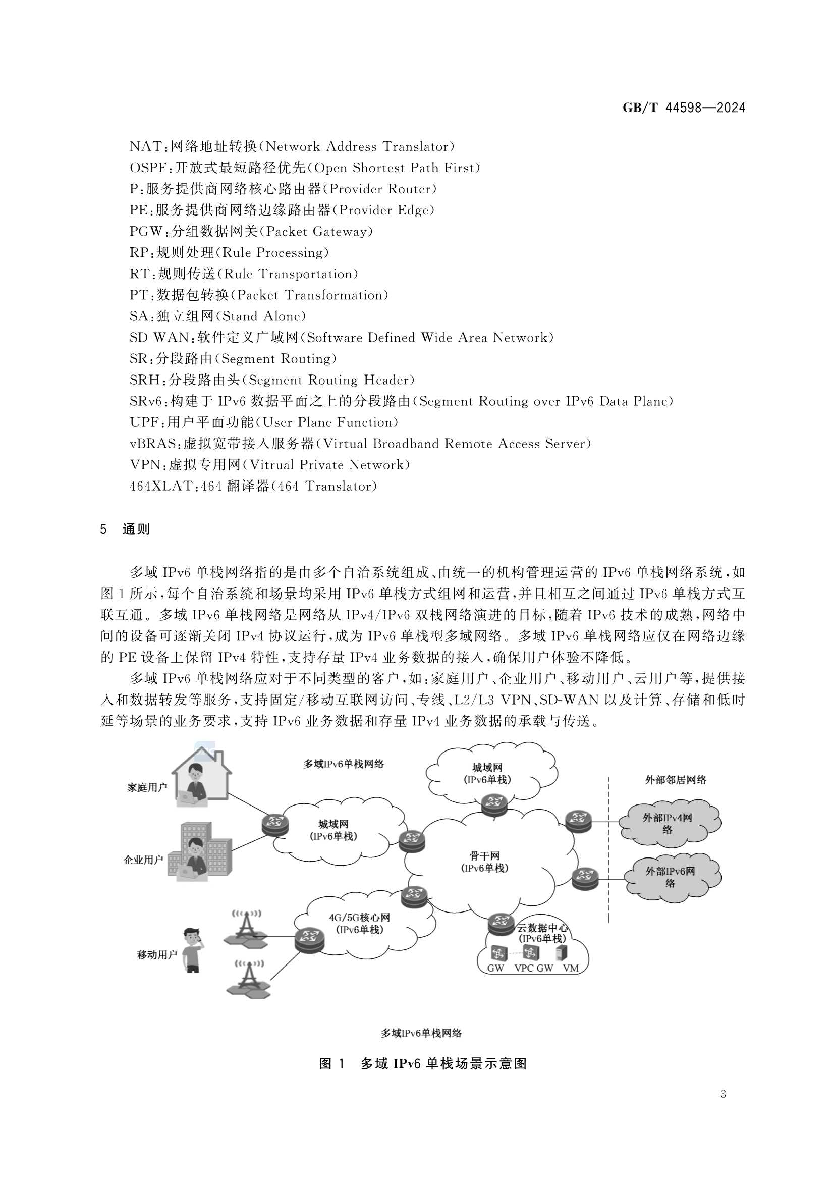 GBT 44598-2024 多域IPv6单栈网络总体_9.Png