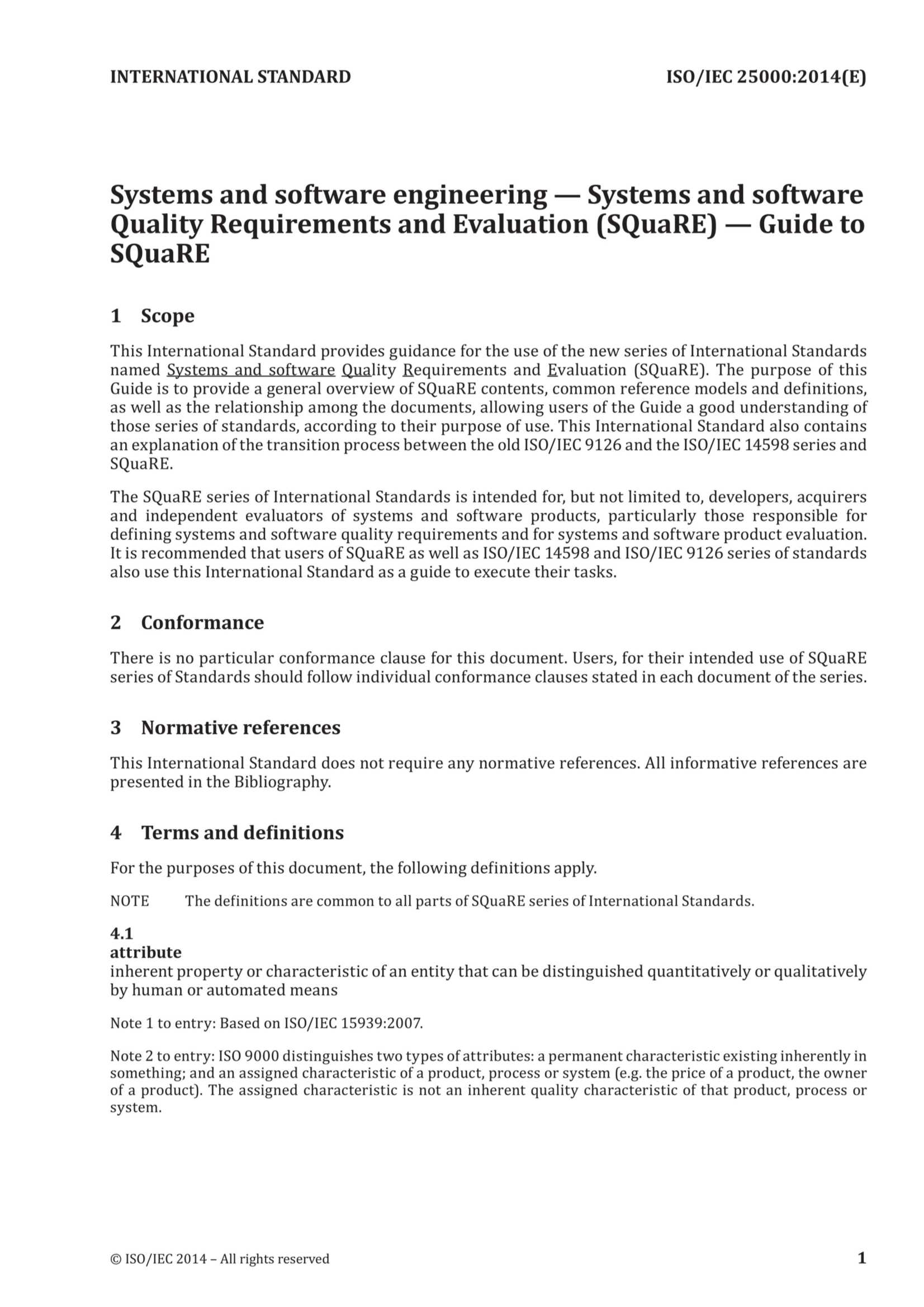 ISO-IEC 25000 (2014) Systems and Software Engineering - Systems and Software Quality Requirements and Evaluation (SQuaRE) - Guide to SQuaRE 系统和软件工程 - 系统和软件质量要求和评估（SQuaRE）- SQuaRE导则_7.Png