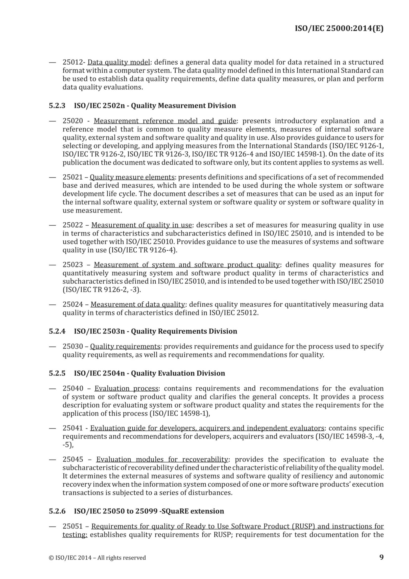 ISO-IEC 25000 (2014) Systems and Software Engineering - Systems and Software Quality Requirements and Evaluation (SQuaRE) - Guide to SQuaRE 系统和软件工程 - 系统和软件质量要求和评估（SQuaRE）- SQuaRE导则_15.Png