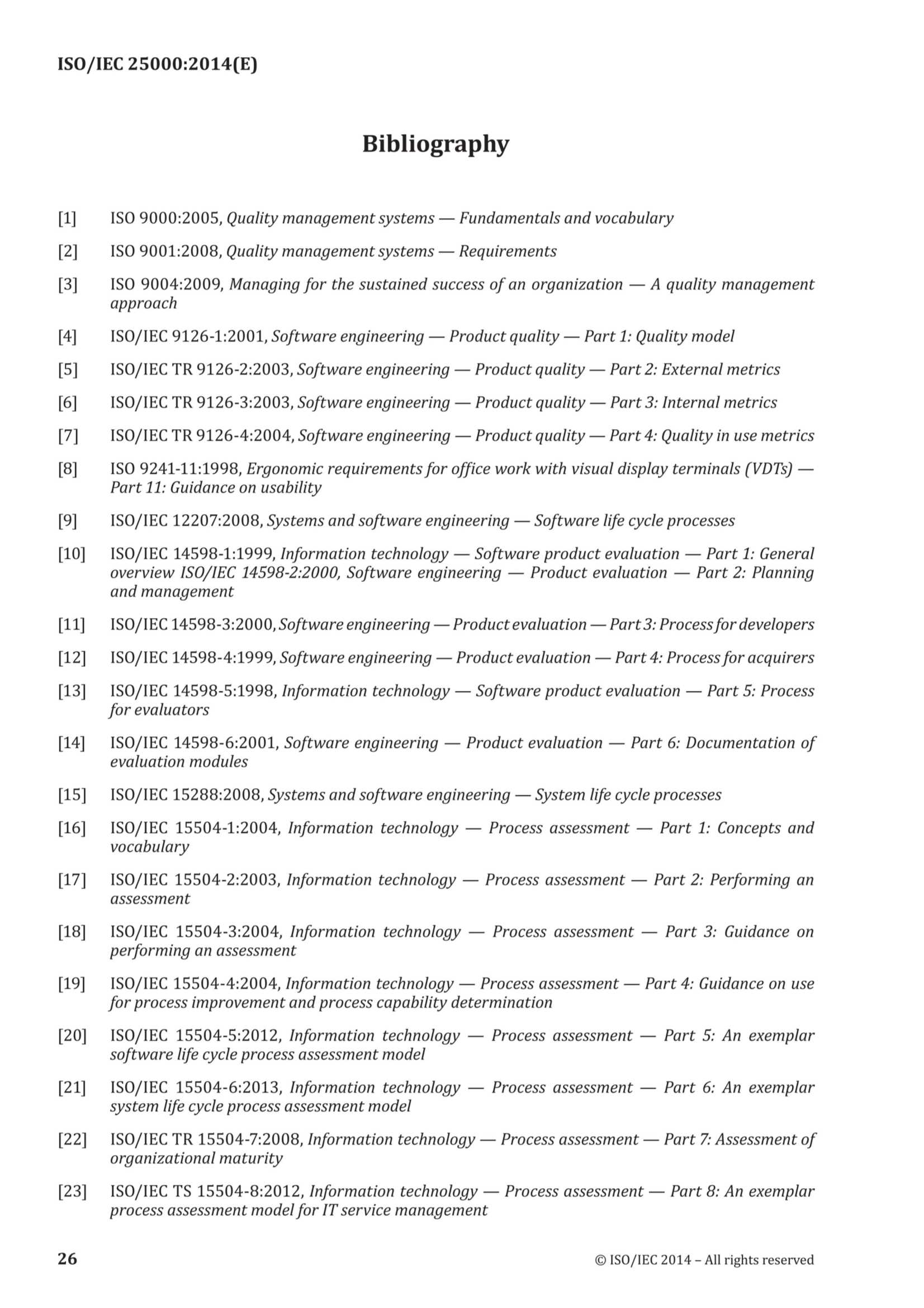ISO-IEC 25000 (2014) Systems and Software Engineering - Systems and Software Quality Requirements and Evaluation (SQuaRE) - Guide to SQuaRE 系统和软件工程 - 系统和软件质量要求和评估（SQuaRE）- SQuaRE导则_32.Png