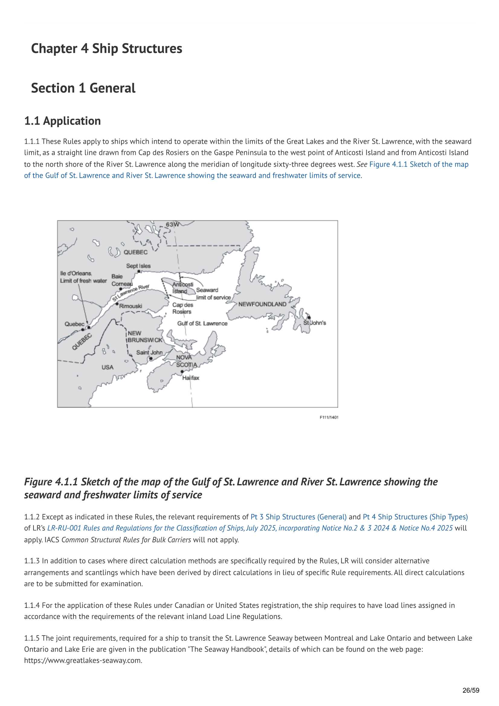 LR-RU-007 Rules and Regulations for the Classification of Ships for Service on the Great Lakes and River St. Lawrence (07-2025) (Incorporating Notice No.1 2025) 五大湖和圣劳伦斯河船舶的入级条_26.Png