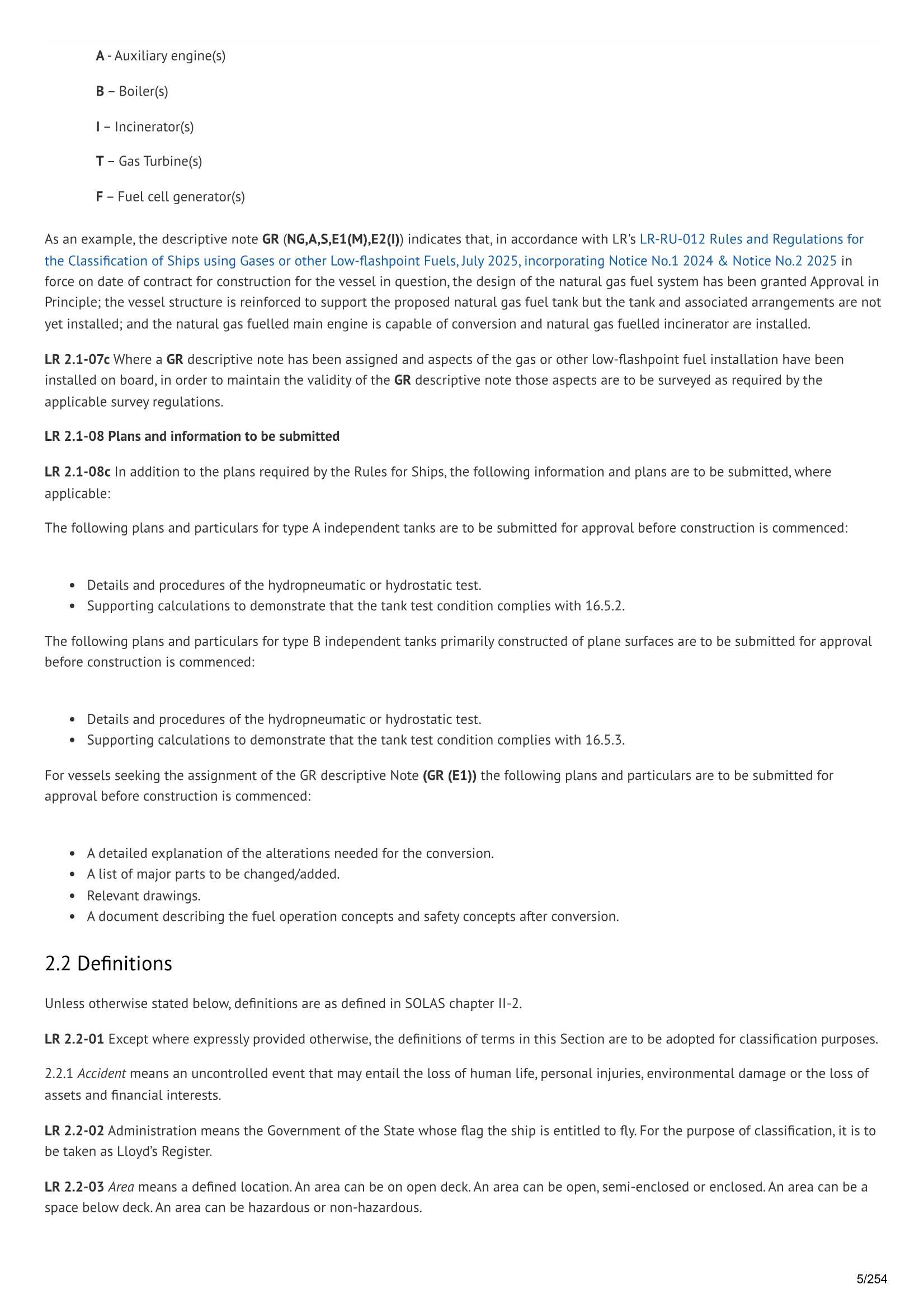 LR-RU-012 Rules and Regulations for the Classification of Ships using Gases or Other Low-flashpoint Fuels (July 2025) (Incorporating Notice No.1 2024 & Notice No.2 2025) 使用气体或其它低闪点燃料船舶的入级条_5.Png