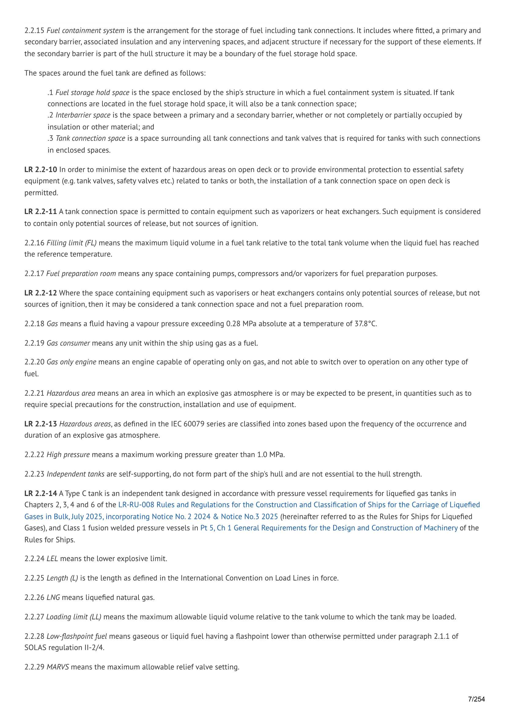 LR-RU-012 Rules and Regulations for the Classification of Ships using Gases or Other Low-flashpoint Fuels (July 2025) (Incorporating Notice No.1 2024 & Notice No.2 2025) 使用气体或其它低闪点燃料船舶的入级条_7.Png