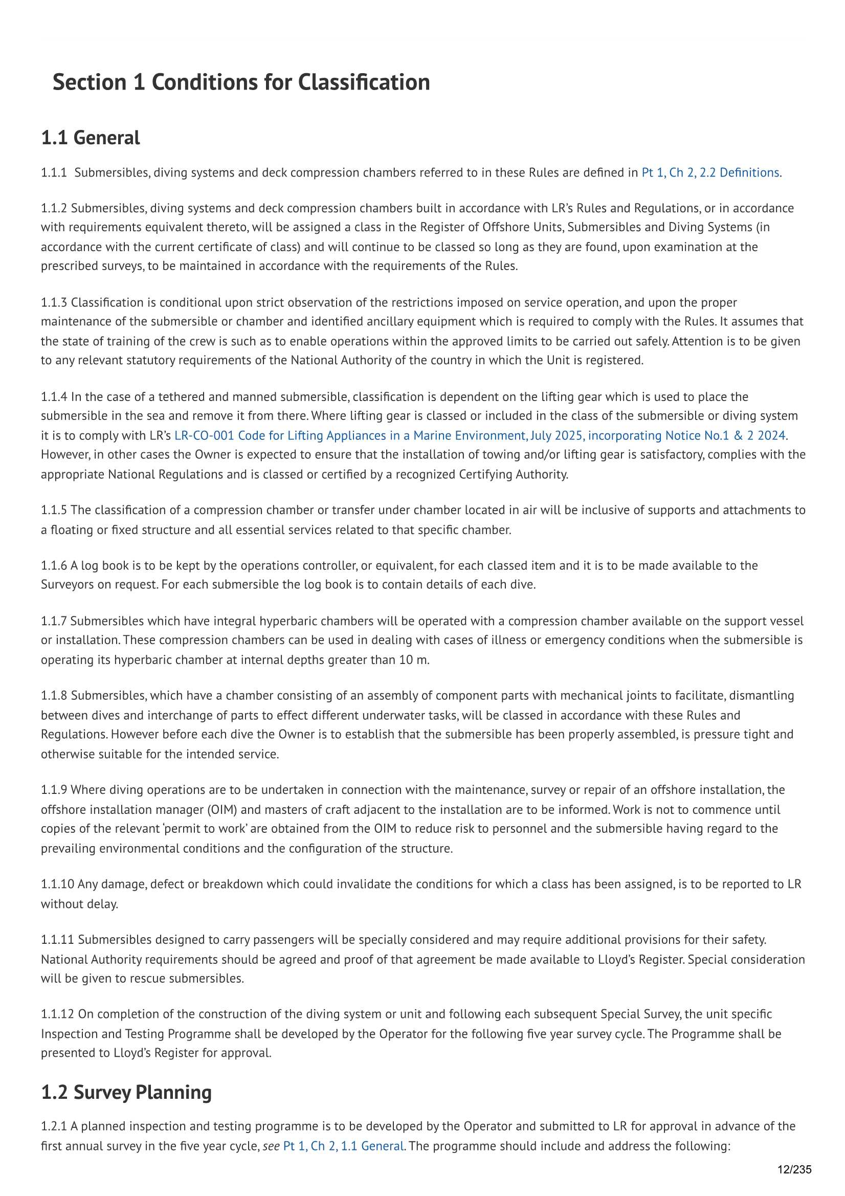LR-RU-013 Rules and Regulations for the Construction & Classification of Submersibles & Diving Systems (July 2025) (Incorporating Notice No.1 2025) 潜水器和潜水系统建造和入级的条_12.Png