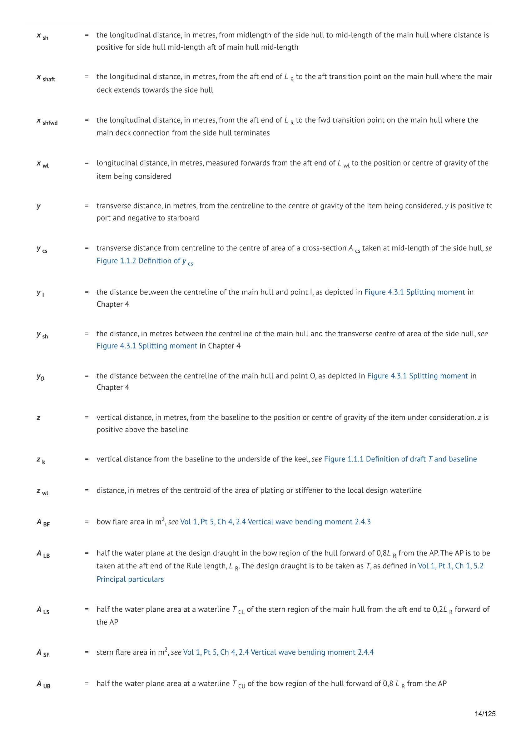 LR-RU-014 Rules for the Classification of Trimarans (July 2025) 三体船舶的_14.Png