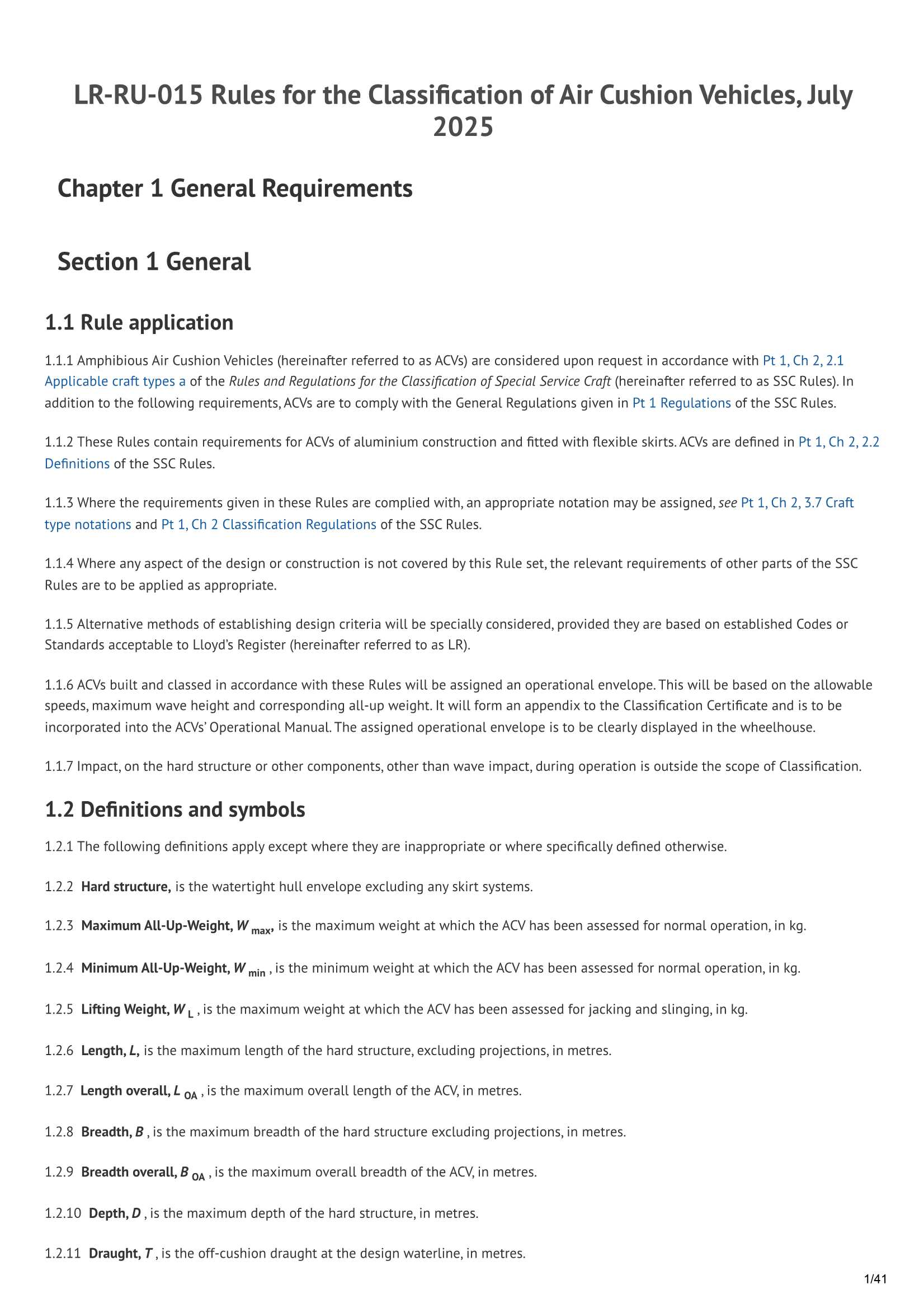 LR-RU-015 Rules for the Classification of Air Cushion Vehicles (July 2025)  气垫船的_1.Png