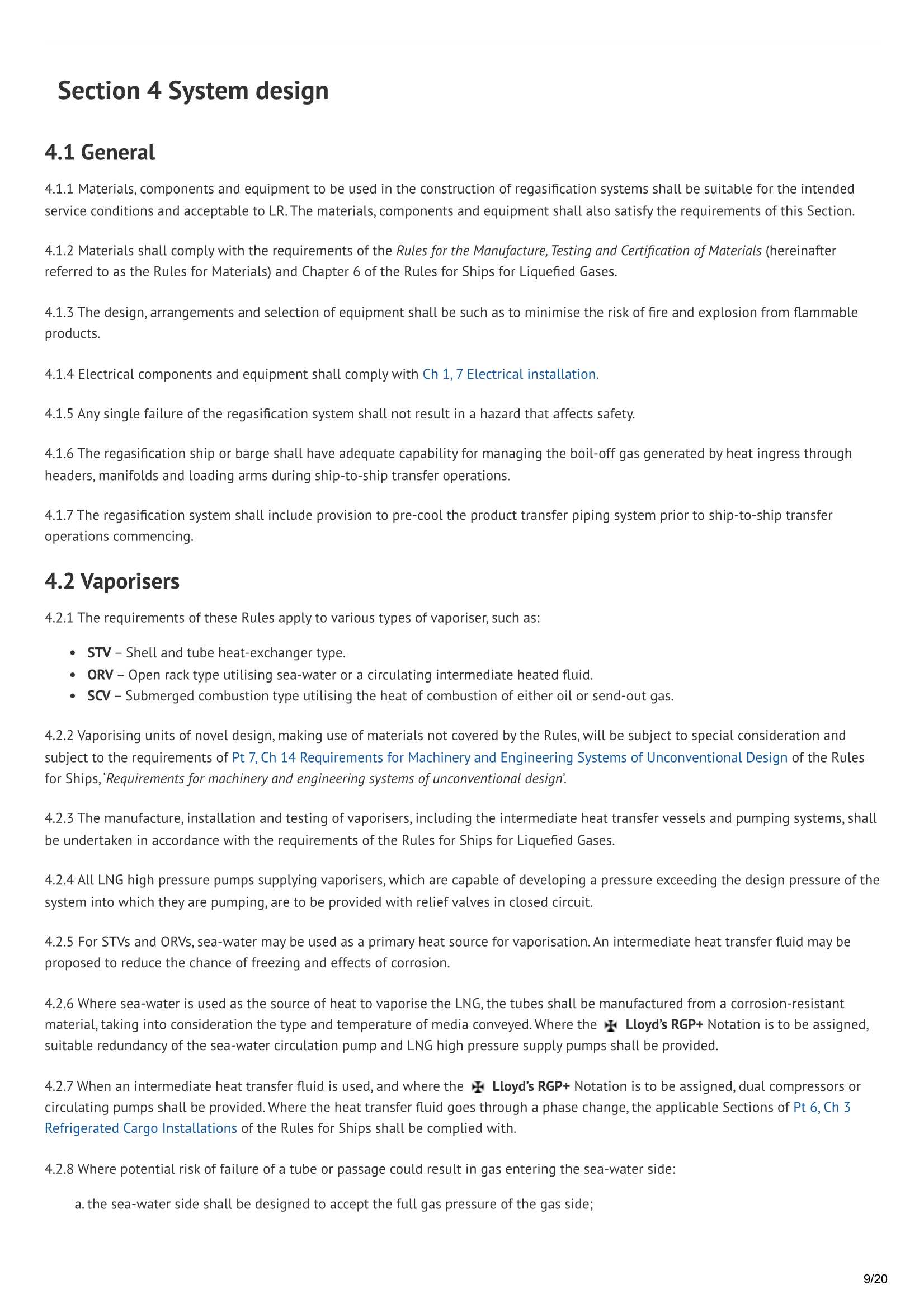 LR-RU-017 Rules for LNG Ships and Barges Equipped with Regasification Systems (July 2025) 液化天然气船舶和再汽化驳船的入级规范_9.Png