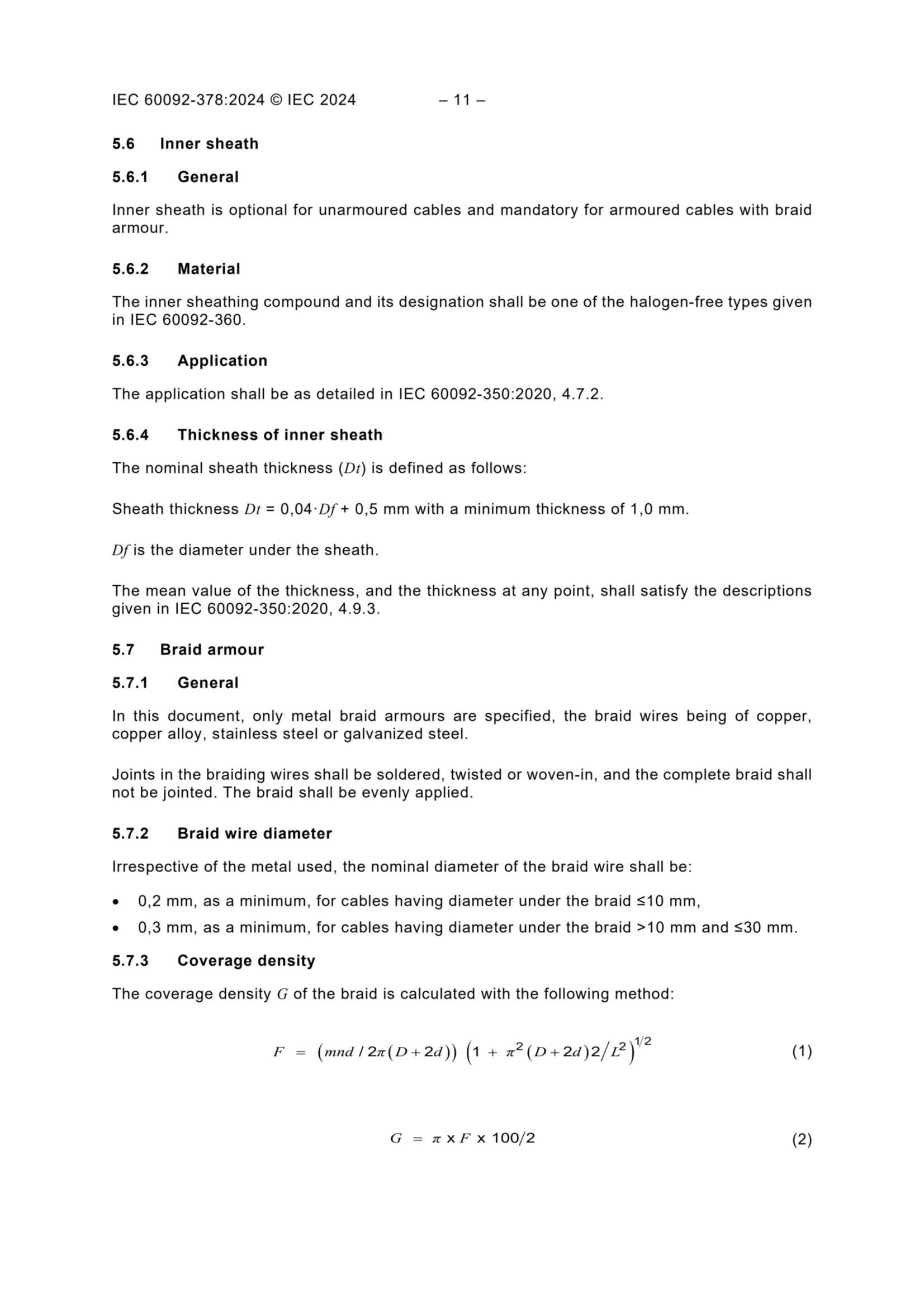 IEC 60092-378 (2024) Electrical Installations in Ships - Part 378 Optical Fiber Cables 船舶电气设备 - 第378部分光纤电缆_13.Png