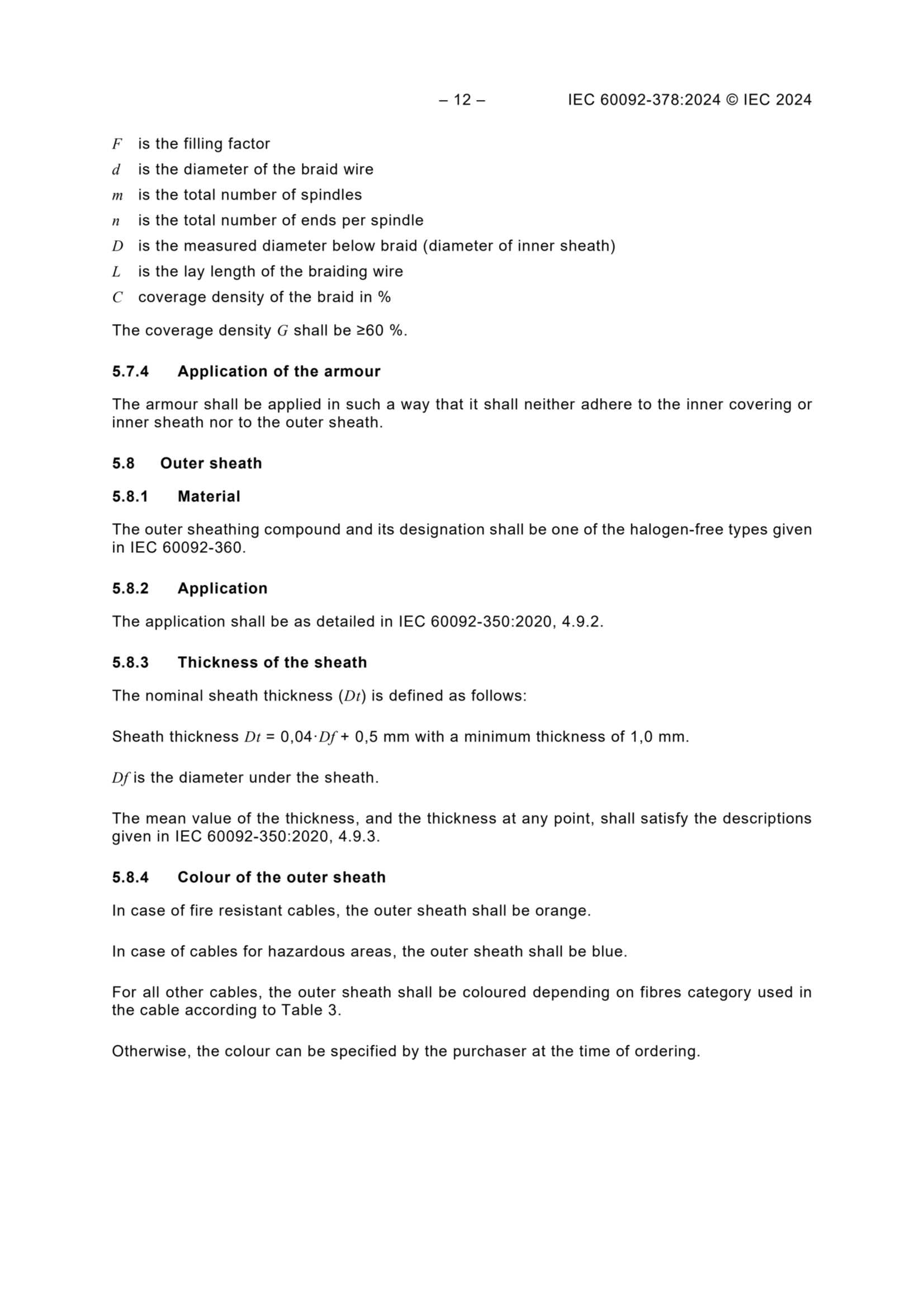 IEC 60092-378 (2024) Electrical Installations in Ships - Part 378 Optical Fiber Cables 船舶电气设备 - 第378部分光纤电缆_14.Png