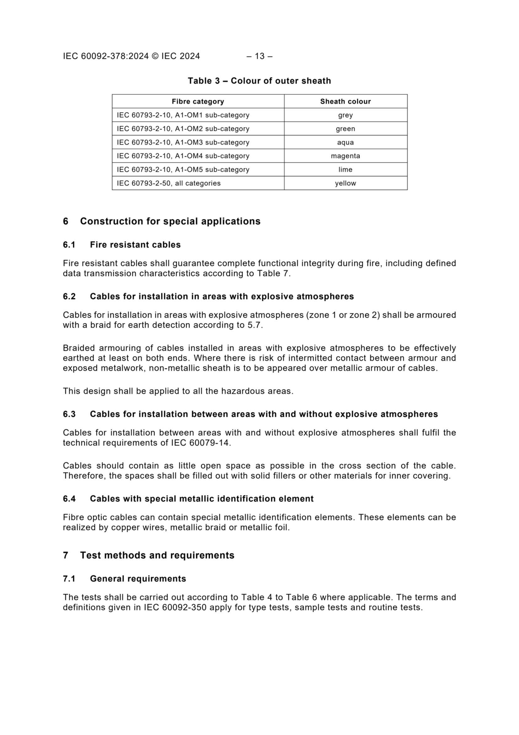 IEC 60092-378 (2024) Electrical Installations in Ships - Part 378 Optical Fiber Cables 船舶电气设备 - 第378部分光纤电缆_15.Png